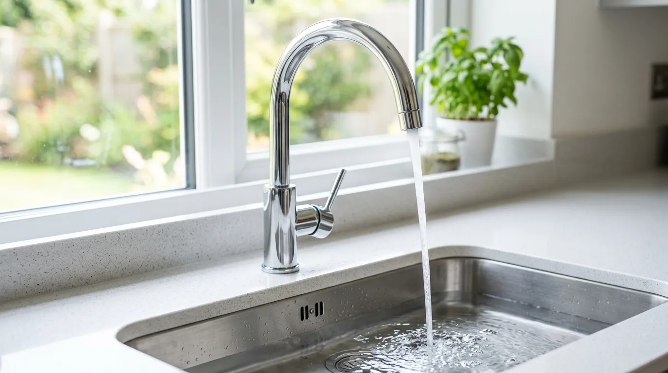 Local Plumbing Master Pros same day plumber fixing a faucet in Jeffersonville, IL